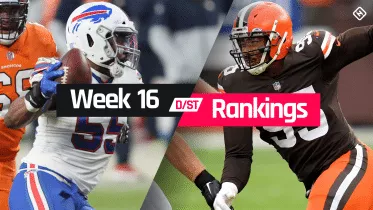 Week 16 Fantasy Defense Rankings: Sleepers, busts, waiver-wire D/ST streamers to target