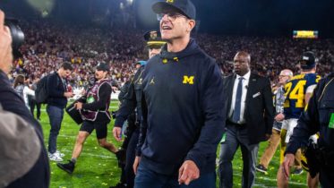 Michigan’s talent level stops another Jim Harbaugh dry heave