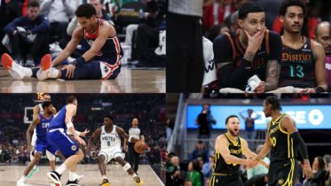 Jordan Poole has been revealed; Kyle Kuzma loses his marbles; Steph Curry nails 100-footer from tunnel